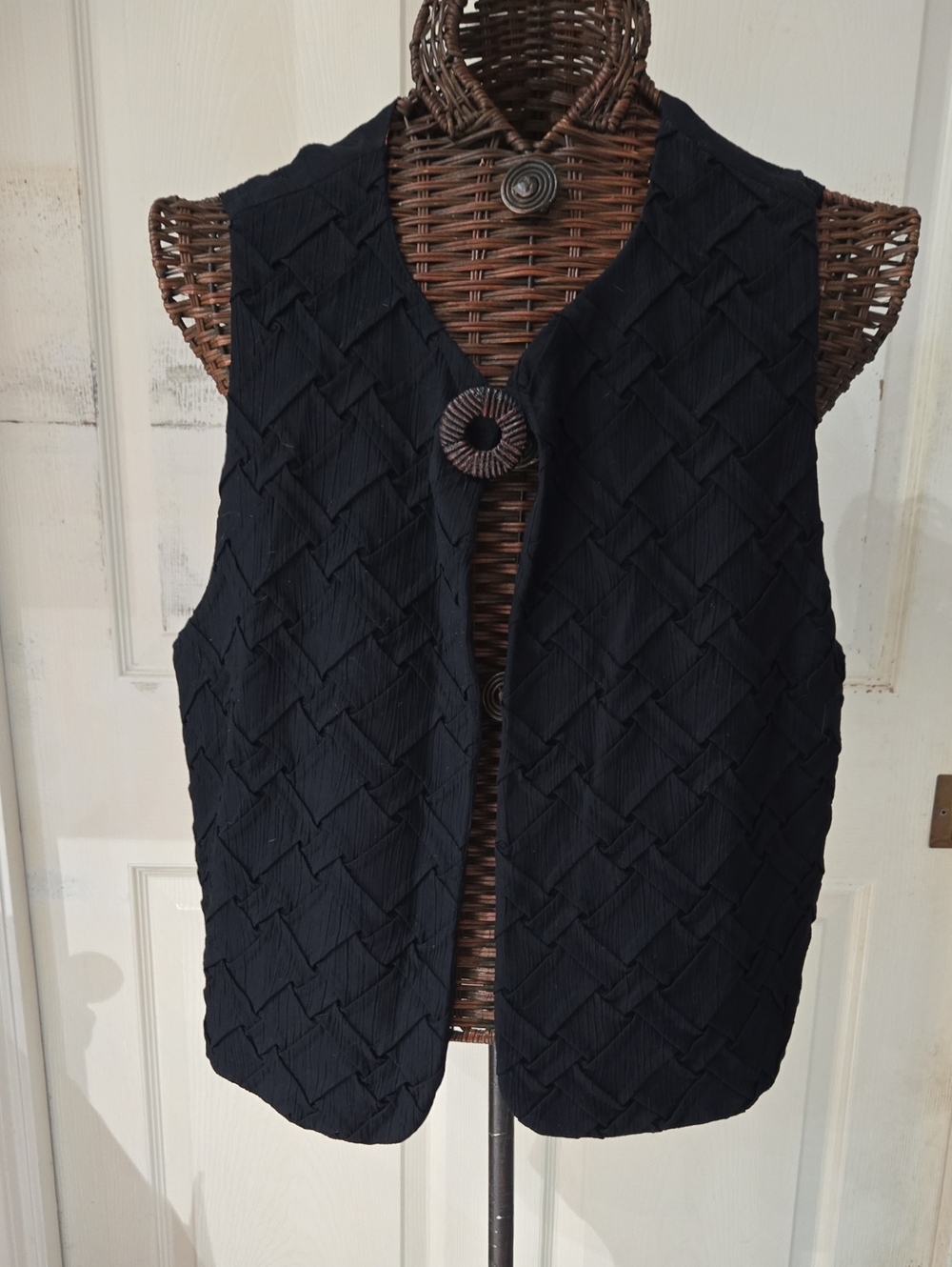 Carole Little Multicolor Patterned Lined Vest